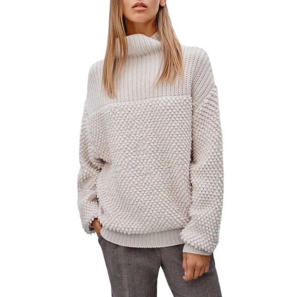 Wilfred - Montpellier 100% Wool Pullover Sweater Turtleneck Size Small - Picture 1 of 6